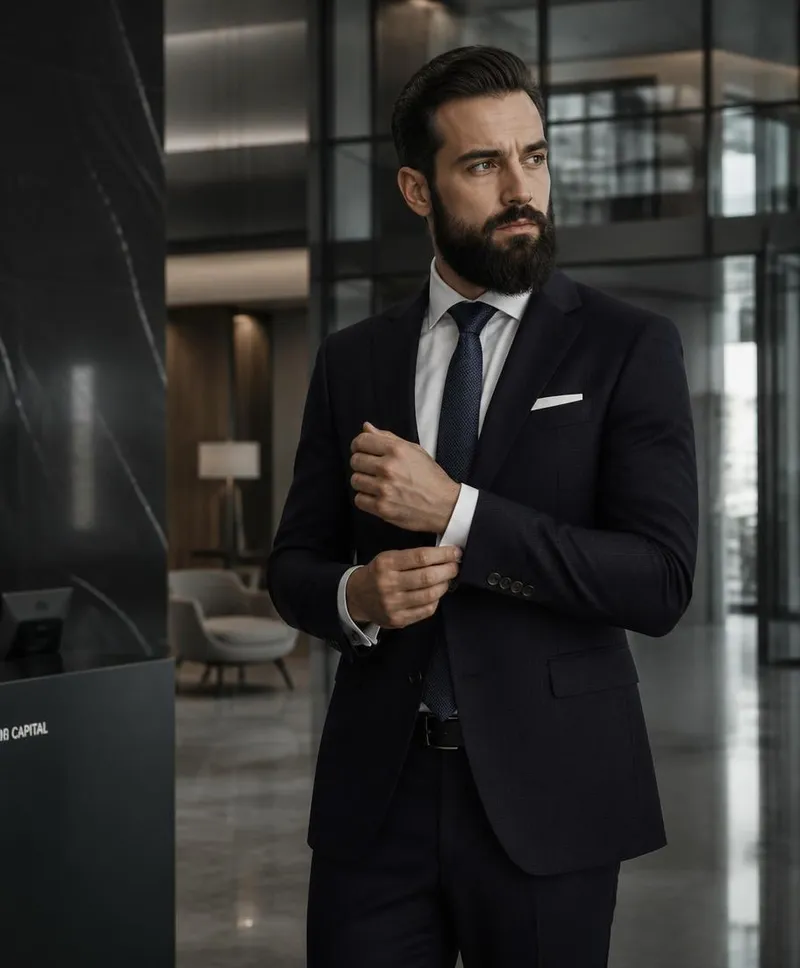 A sharply groomed finished look